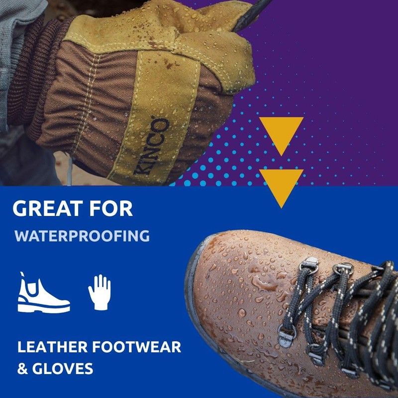 Nikwax Waterproofing Wax for Leather, Cream, Restores DWR Water Repellency,