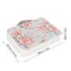 Pencil Case 200 Slots Rose Printed 4‑Layer Zipper Pen Holder