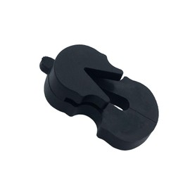 TUOREN Cello Mute 1 Hole Rubber Tourte Style Cello Practice Mute Silent Silencer Accessories Parts