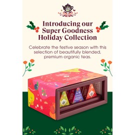 English Tea Shop Organic Holiday Super Goodness Collection - 12 Loose Leaf Pyramid Tea Bags