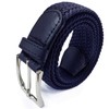 Glamexx24 Unisex Braided Belt, Elastic Fabric Stretch Belt for Men