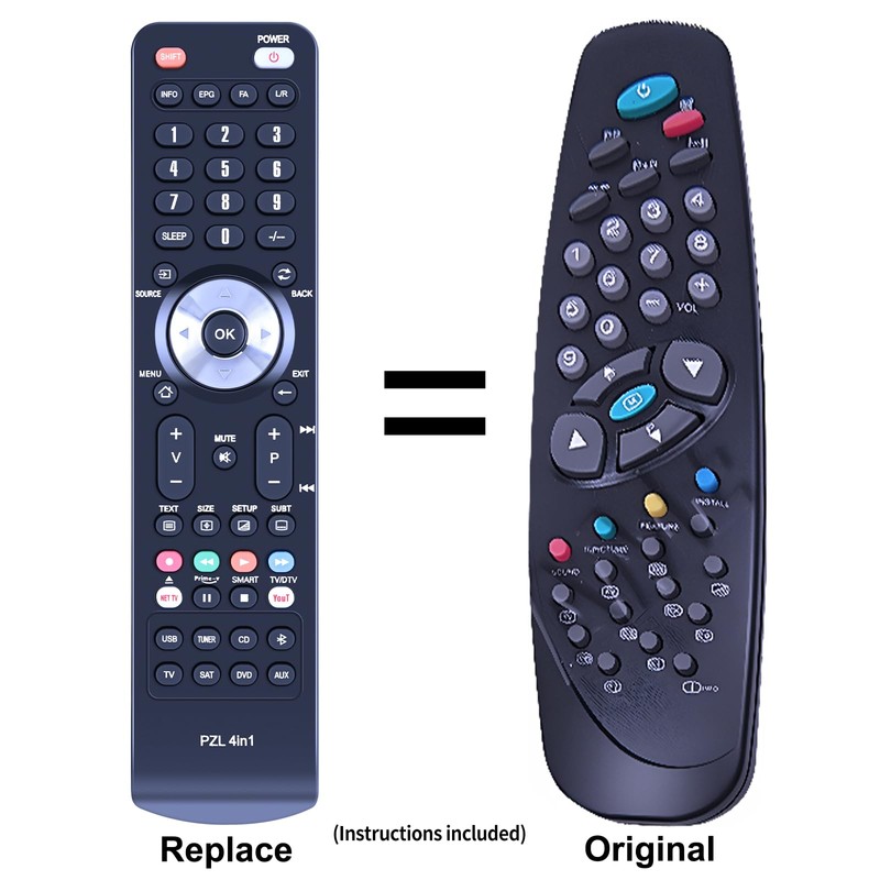 Replacement Remote Control RC1040 for SEG Universal Kendo Medion Tevion