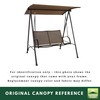 Garden Winds Durable Replacement Canopy Compatible with The MS17-301-004-01 2017