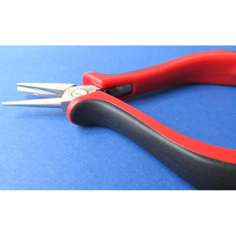 Concave Convex Nose Pliers Round Jewelry Bending Miniblings 12Cm R/Black