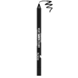 Kokie Cosmetics Waterproof Velvet Smooth Eyeliner Pencil, Deepest Black, 0.042 Ounce