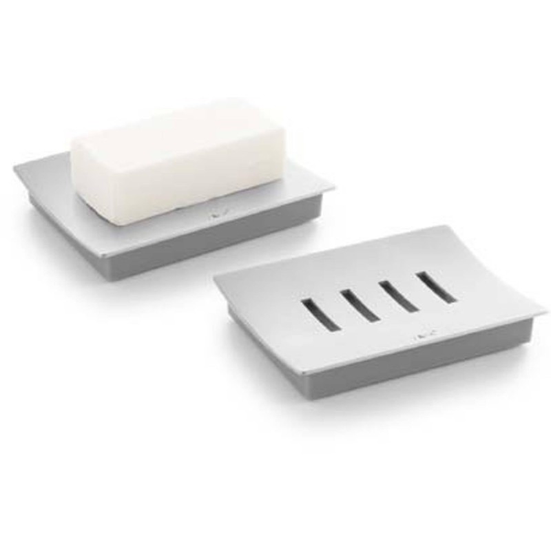 ZACK 40321 Tenno Soap Dish 4.72 by 3.54 -Inch