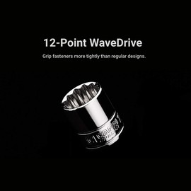 Capri Tools 5/16 in. Shallow Socket, 1/4 in. Drive, 12-point, SAE (CP16158)