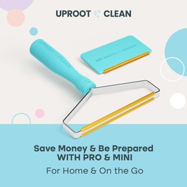 Uproot Clean Uproot Cleaner Pro Pet Hair Remover & Mini - Pet Hair Removal Tool Multi Fabric Edge & Carpet Scraper - Cat for Couch, Cat Towers, Car Detailing The Furry-Situation Survival Kit