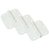 National Hardware N830-337 Door Hinge, 3.5-Inch, White, 3-Pack