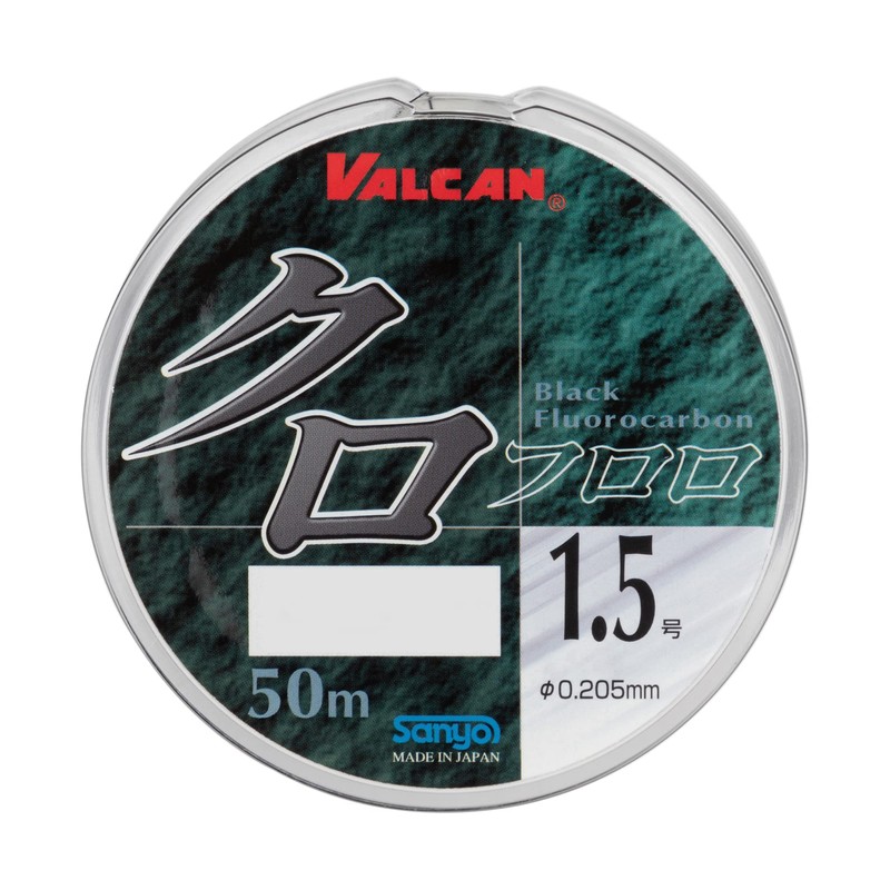 Sanyo Nylon Fluorocarbon Line, Vulcan, Cro-Secretly, CroFluoro, 164.0 ft (50