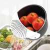 Yuiturt Pasta Strainer, Straining Aid for Pots and Pans up