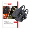 UltraPro Outdoor Outlet, Dusk-to-Dawn Sensor, Dual Outlet, 8/6/4/2hr Countdown, Weather-Resistant,
