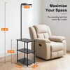 LED Floor Lamp with Table, 25W/3000LM Super Bright Floor Lamp