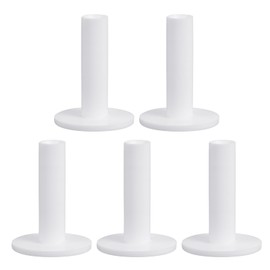 PATIKIL 5 Pack 3.3" Rubber Golf Tees Tall Practice Training Driving Range Tees Stable Ball Holder for Outdoor Indoor Hitting Cushion, White