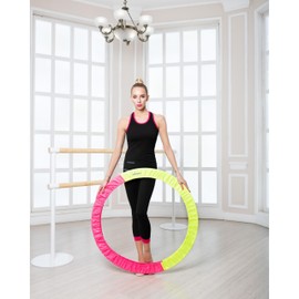 DRUNA Indigo Rhythmic Gymnastics Hoop Cover Protective Case, Universal Size 60-90 cm | Ideal for Competitions and Training (Pink)