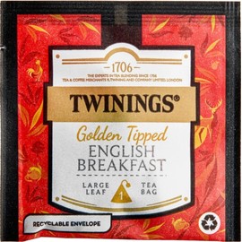Twinings Discovery Collection Golden Tipped English Breakfast, 30 Large Leaf Pyramid Tea Bags