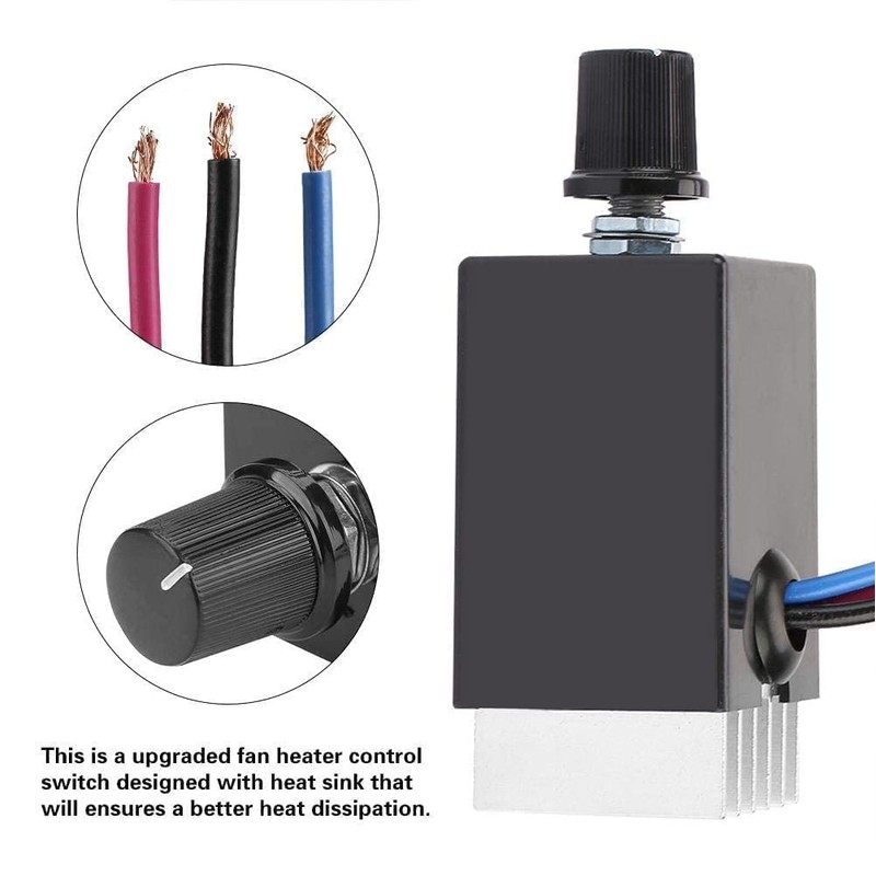 DC Motor Speed Controller - 12V/24V Universal Motor Switch Controller