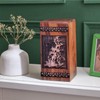 Waterfall Wood Memorial Urn, Mini Ash Holder, Small Keepsake Jar,