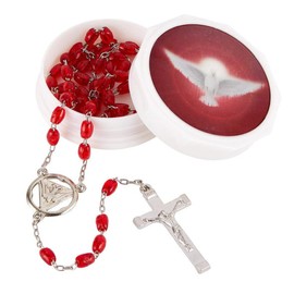 Wowser Come Holy Spirit Confirmation Gift Set – Prayer Book, Pendant & Rosary with Case