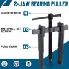 MorningRo 3 Pcs 2 Jaw Gear Puller Set Steel Removal
