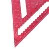 Woodworking Triangle Aluminum Alloy Red Corrosion Resistance Clear Scale Carpentry