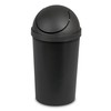 Sterilite 6 Pack SwingTop Wastebasket, Round Trash Can w/Swing Top