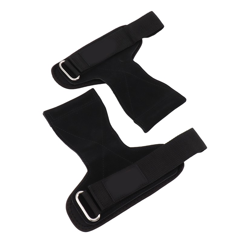 Pull Up Deadlift Straps Assist Wrist Padded Workout Power Lifting