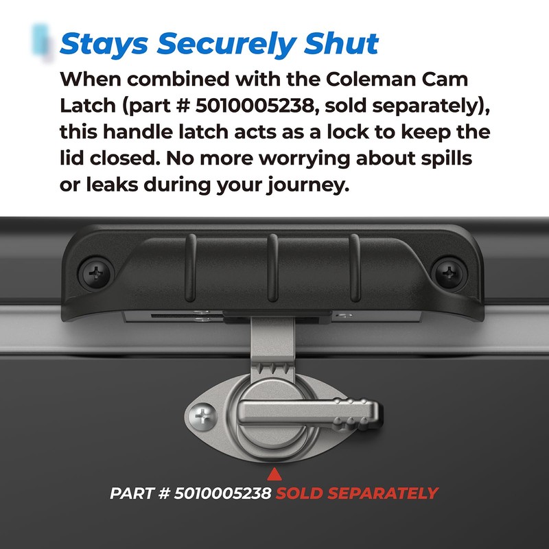 Xinxinlin Cooler 54 Qt Steel-Belted Handle Latch Replacement for Coleman