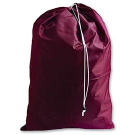 Extra Large Jumbo Laundry Bag with Drawstring, Color: Burgundy
