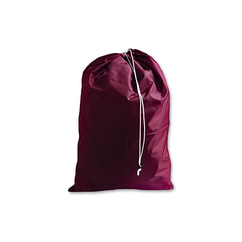 Extra Large Jumbo Laundry Bag with Drawstring, Color: Burgundy