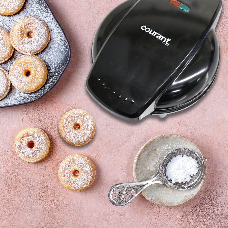 Courant Mini Donut Maker Machine for Holiday, Kid-Friendly, Breakfast or