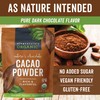 Viva Naturals Organic Cacao Powder, 2lb - Unsweetened Cocoa Powder