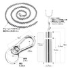 XP Design Portable Pill Case Necklace Pendant Keychain Aluminum Stainless