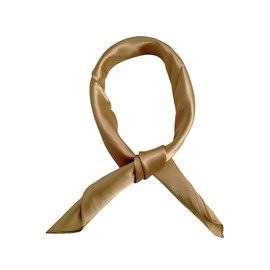 Topmode Women’s Solid Color Square Scarf Neckerchief (Champagne)