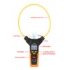 Flexible Clamp Meter, Walfront PEAKMETER PM2019A/PM2019S Handheld Digital Flexible Clamp