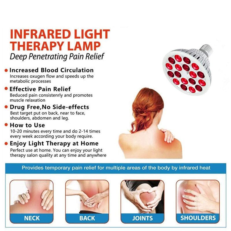 Elitzia Infrared Lamp Bulb 660nm Red and 850nm Near Infrared