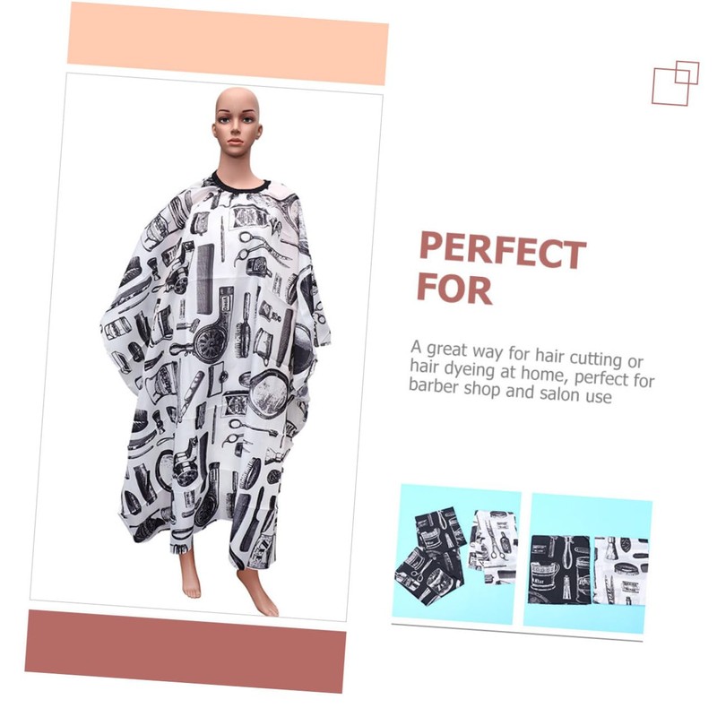 Ipetboom Haircut Cape Set Salon Barber Cape Reusable Lightweight Hair