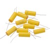 Cermant 10Pcs 250V 3.3uF Frequency Divider Capacitor，Axial Audio Speaker Non-Polarity