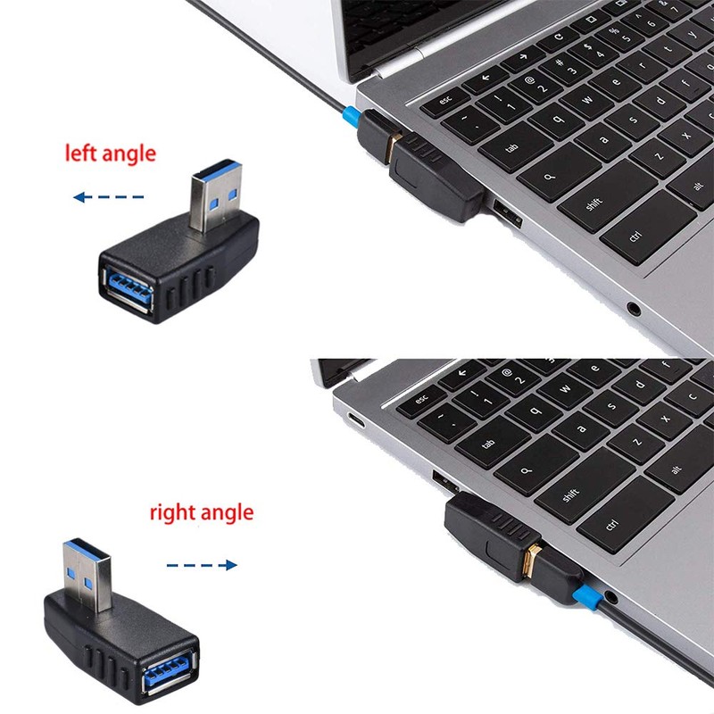 Samcos USB 3.0 Adapter, L-Shaped, Type A, Type A, Male