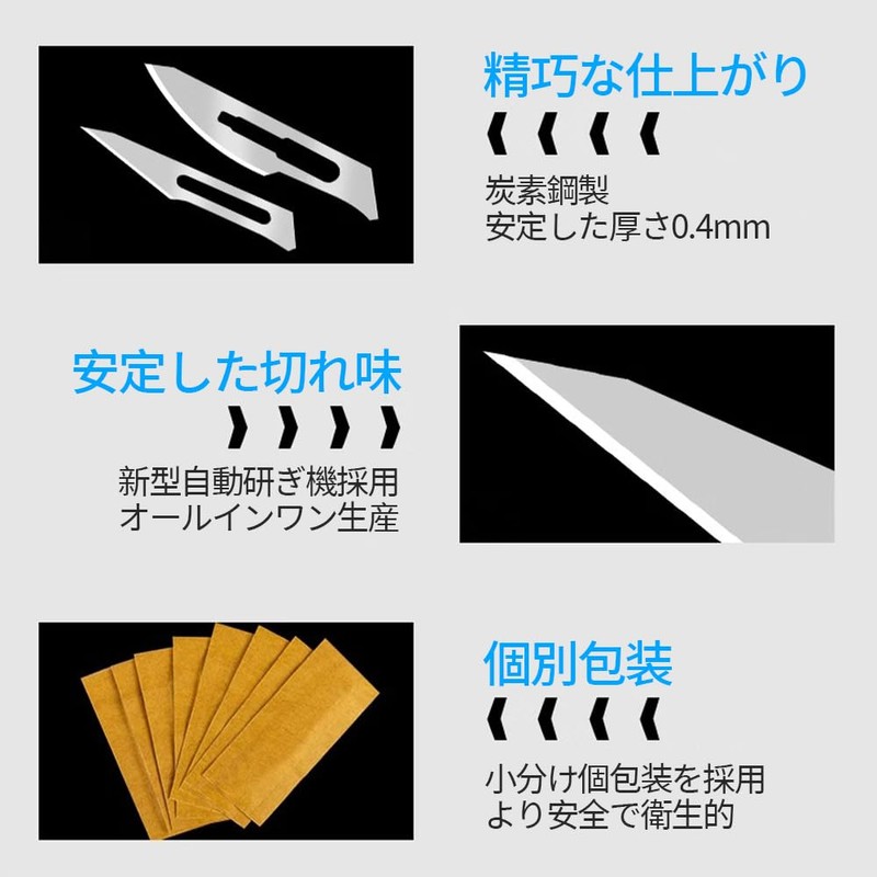 MYLCHBDJ Carving Carbon Steel Surgical Scalpel Blade Industrial Scalpel Blade