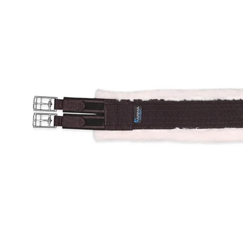 FLEECE LINED GIRTH HORSE TACK SADDLE STRAP [BLACK] [58"]