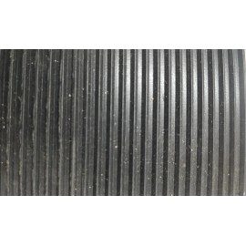 RIB Gym Floor Mat Rubber Roll Garage Golf Cart Truck Bed Flooring 3'x30” X 1/4”