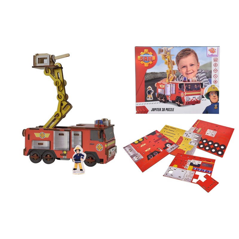 Eichhorn 109255602 Fireman Sam 3D Jigsaw Puzzle 23 x 18.5