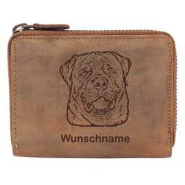 Greenburry Vintage Women's Purse with Dog Motif 13 x 10 x 3 cm, Rottweiler, Vintage