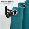 Curtain Rod Bracket 2 Pack, Heavy Duty Curtain Rod Hooks