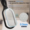 2 Pack Foot Scraper Callus Remover (Black & White), Premium