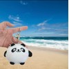 TVRTFQ Cute Cartoon Panda Plush Keychain Kawaii Doll Backpack Pendant