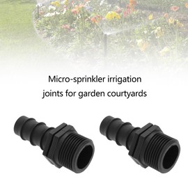 LT Easiyl 20pcs 20mm to 3/4 Inch Couplings Irrigation Hose Connector Garden Hose Connector Kit Barb Connector for Drip Irrigation System Garden Pipe Fitting