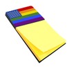 Caroline's Treasures USA Gay Pride Sticky Note Holder