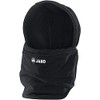 JAKO Unisex Neck Warmer with Hat, Black, 2 EU